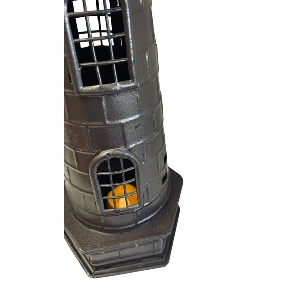 Vintage Art Deco Figural Lighthouse Candle Table Lamp Decorative 13 1/2" - Picture 7 of 14